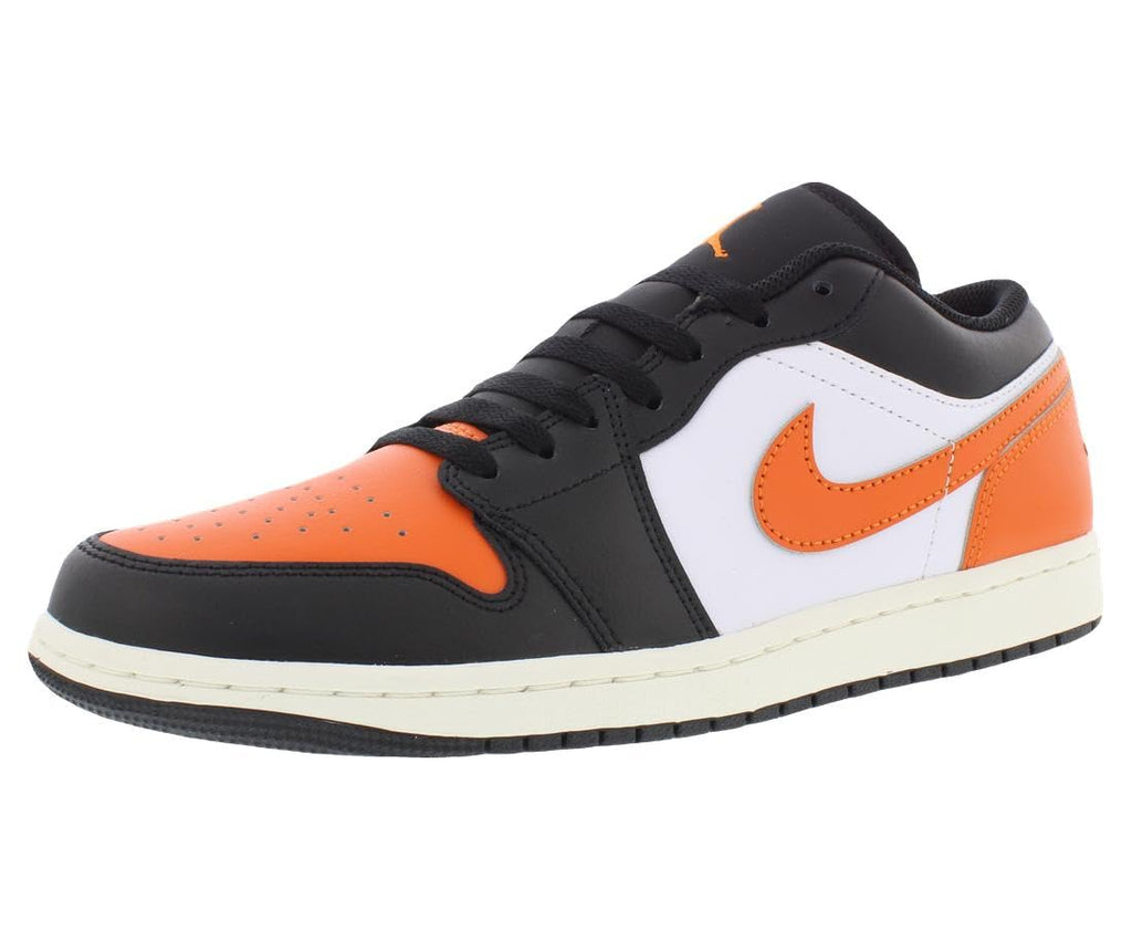 AIR JORDAN 1 LOW "BLACK/STARFISH-WHITE-SAIL"