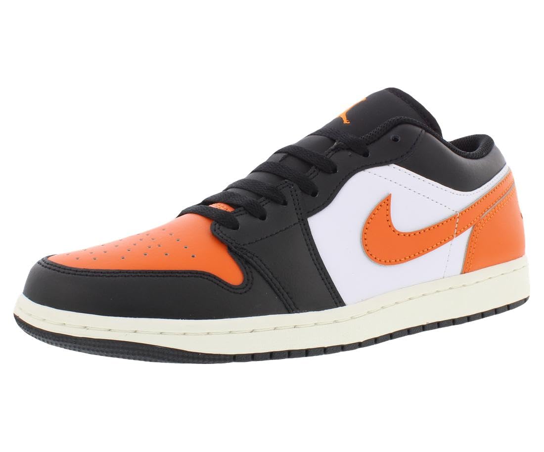AIR JORDAN 1 LOW "BLACK/STARFISH-WHITE-SAIL"