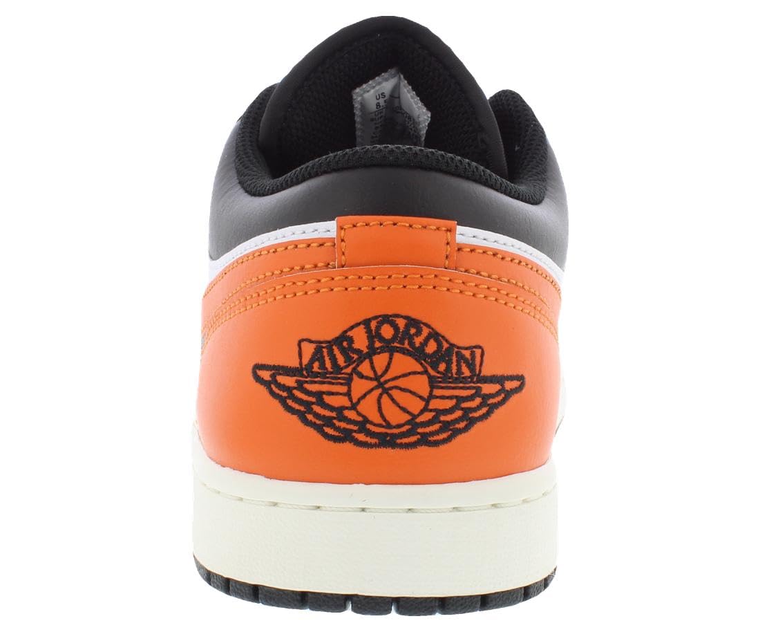 AIR JORDAN 1 LOW "BLACK/STARFISH-WHITE-SAIL"