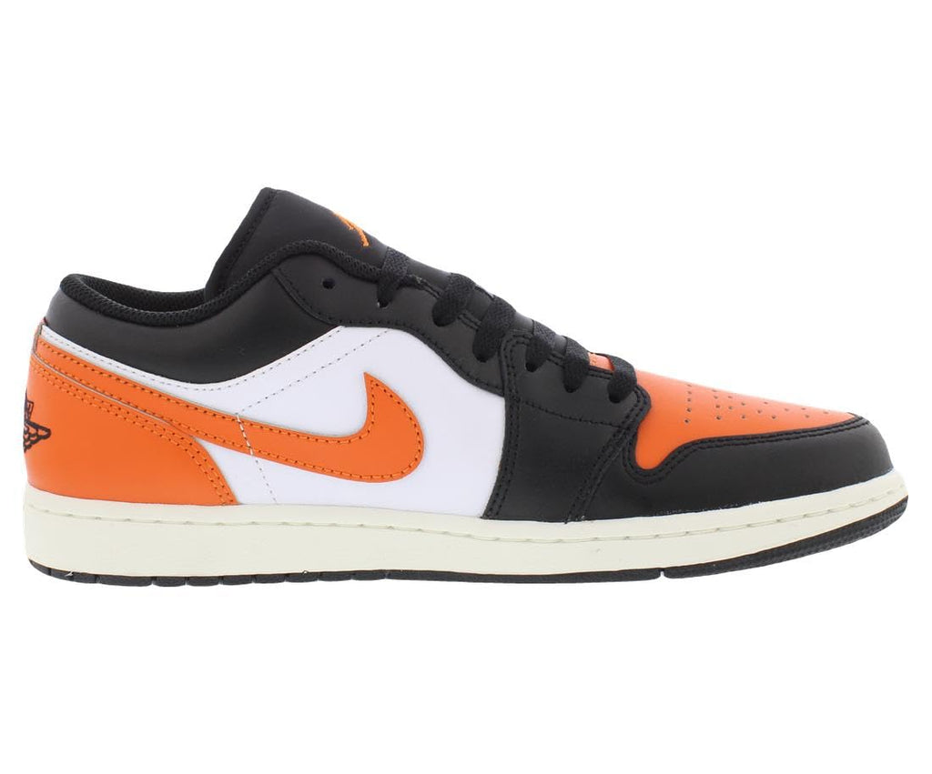 AIR JORDAN 1 LOW "BLACK/STARFISH-WHITE-SAIL"