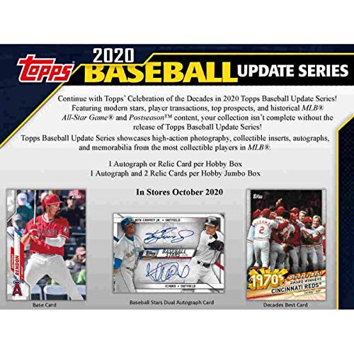 2020 Topps Update Baseball Hobby Box (24Packs/14 Cards 1 Silver Pack: 1 Auto or
