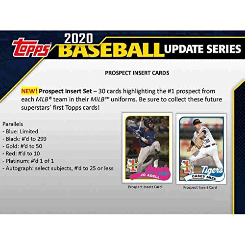 2020 Topps Update Baseball Hobby Box (24Packs/14 Cards 1 Silver Pack: 1 Auto or