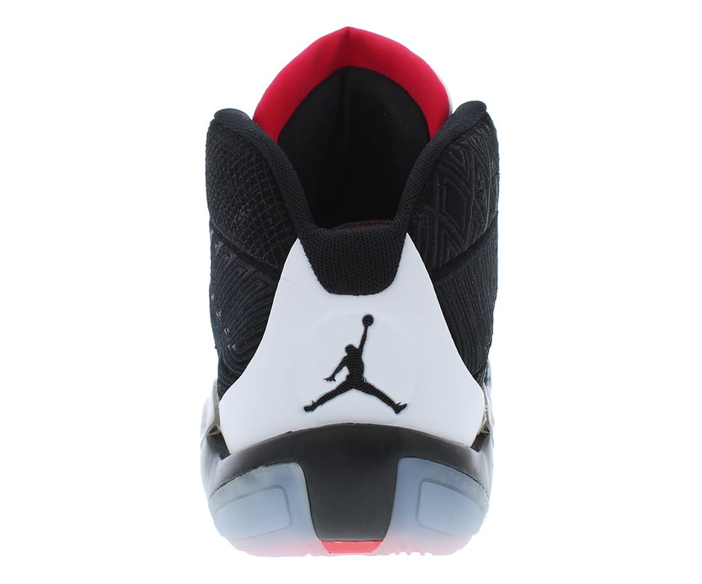 Nike Air Jordan XXXVIII Fundamental Basketball Shoes (DZ3356-106, White/Siren Red/Black) Size 13