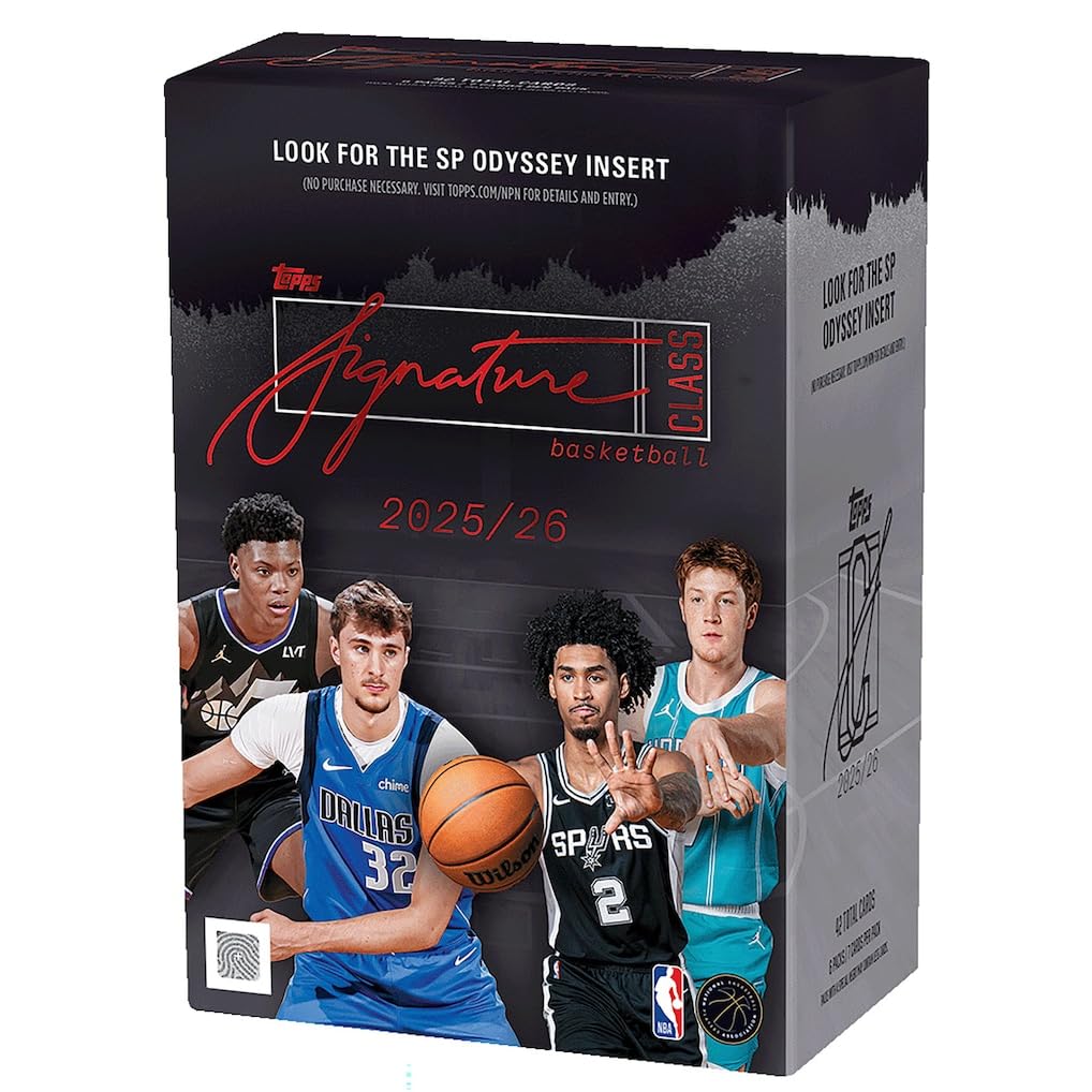2025-26 Topps Signature Class Basketball - Factory Sealed - Value Box 7 Cards per Pack. 6 Packs per Box.