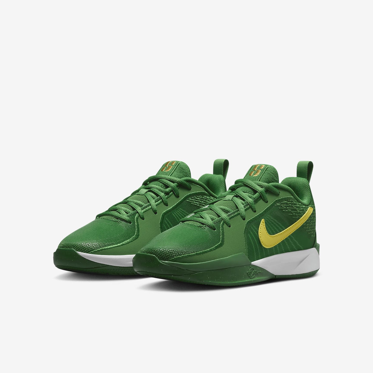 Sabrina 2 Big Kids' Basketball Shoes (HQ4515-300, Apple Green/White/Yellow Strike) Size 7