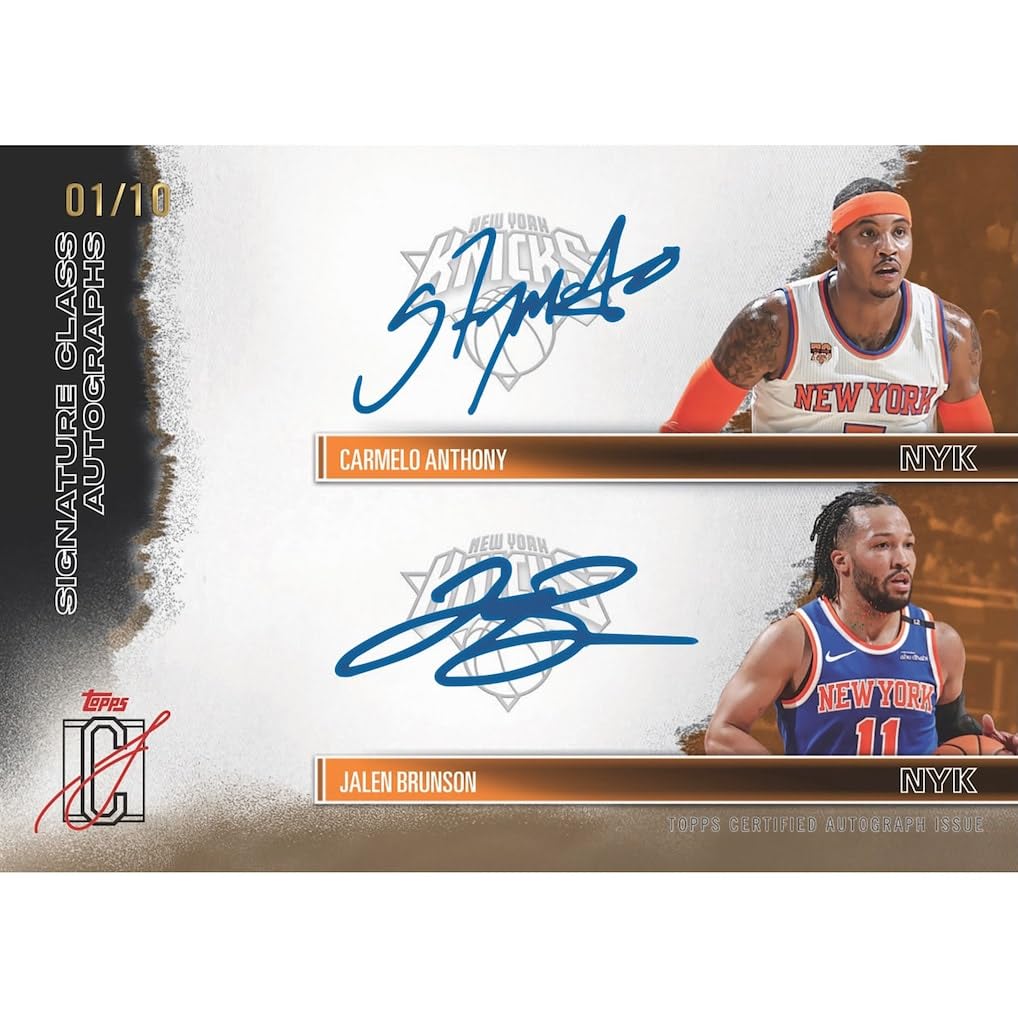 2025-26 Topps Signature Class Basketball - Factory Sealed - Value Box 7 Cards per Pack. 6 Packs per Box.