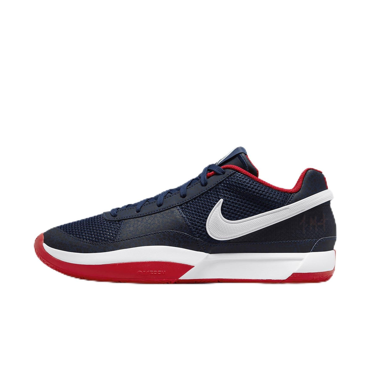 Nike Ja 1 Basketball Shoes (FQ4796-403, Midnight Navy/University Red/White) Size 12
