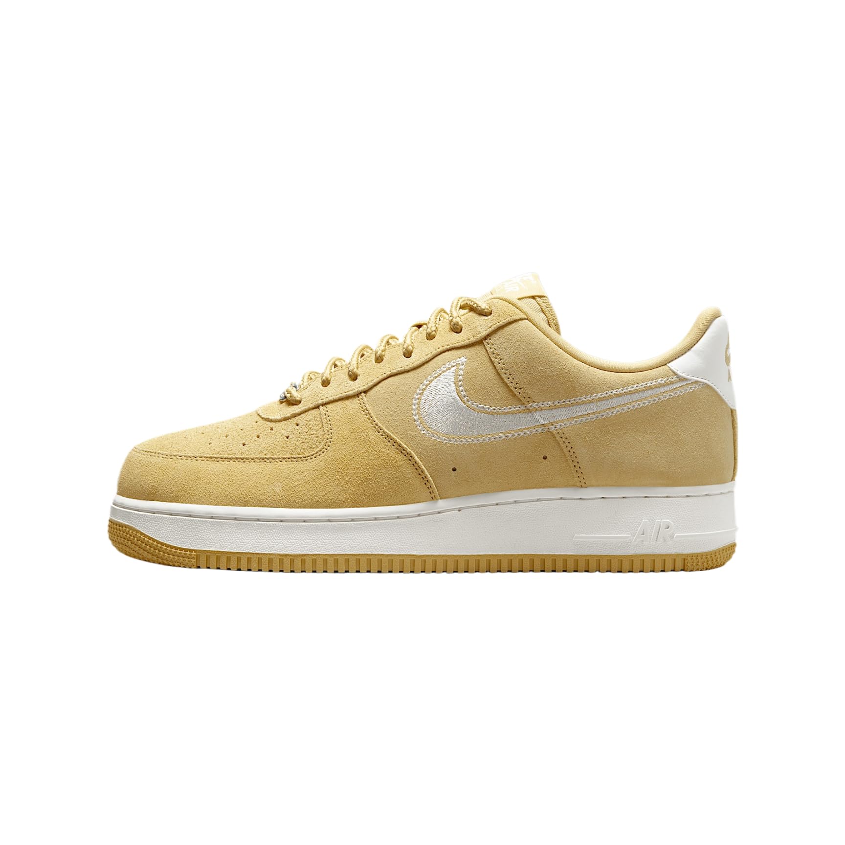 Nike Air Force 1 '07 LV8 Men's Shoes (HJ4465-700, Buff Gold/Sail) Size 13
