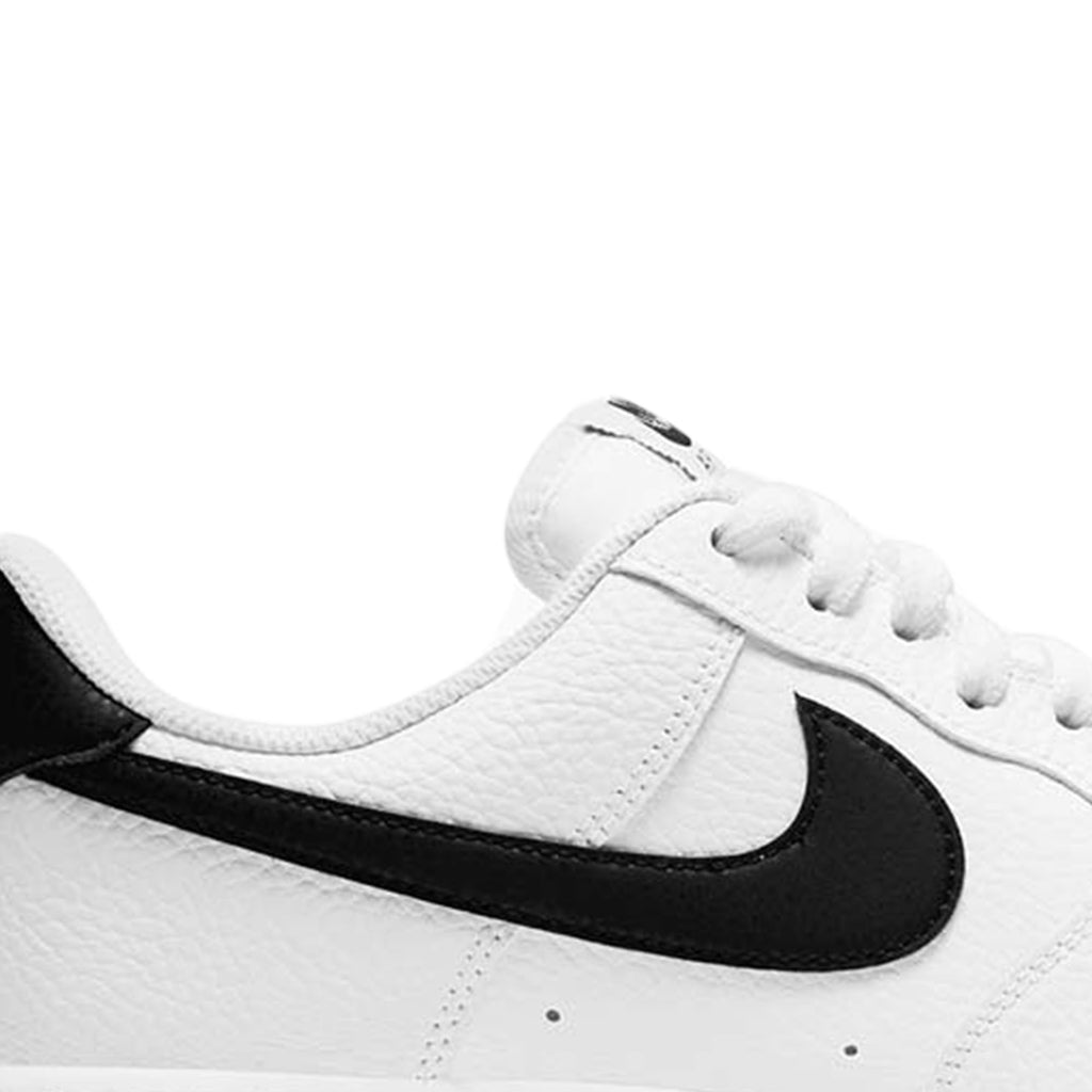 NIKE Womens Low-Top Sneakers Basketball Shoe, White Black, 8.5