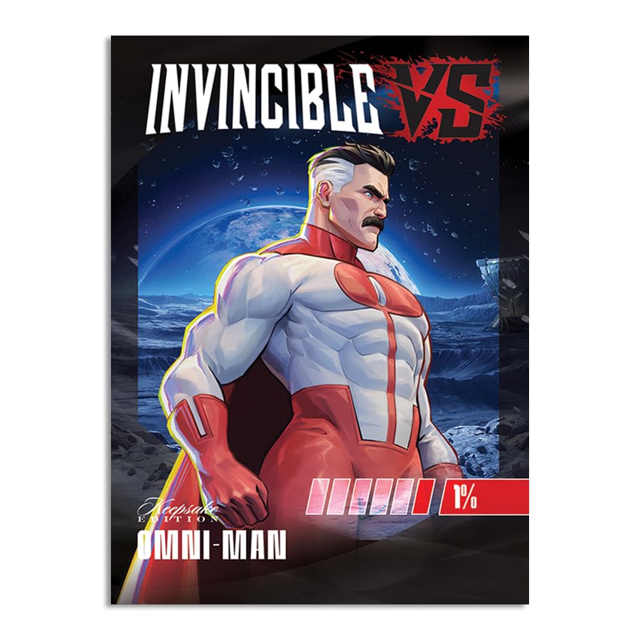 Invincible VS Keepsake Premiere Collectors Box Trading Cards | 8 Packs, 4 Per Pack, 1 Relic Per Box, 167-Card Checklist, Signagraph Autographs, Signapatch Chase