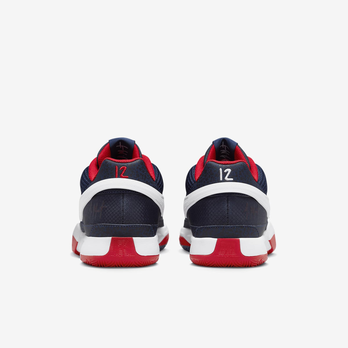 Nike Ja 1 Basketball Shoes (FQ4796-403, Midnight Navy/University Red/White) Size 11