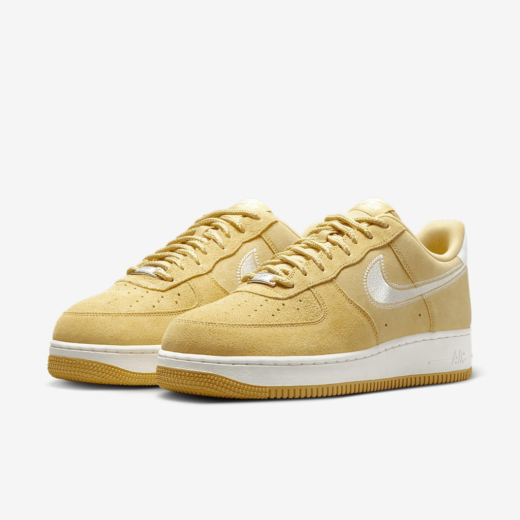 Nike Air Force 1 '07 LV8 Men's Shoes (HJ4465-700, Buff Gold/Sail) Size 13