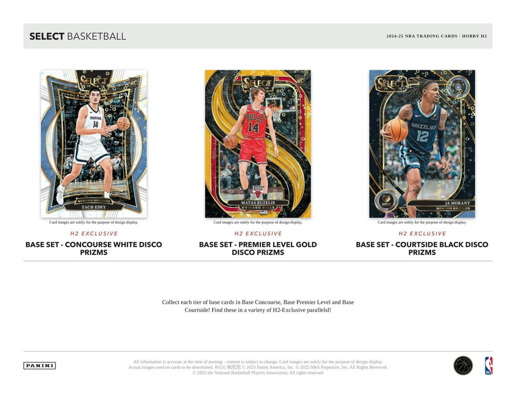 2024-25 Panini Select Basketball H2 Box