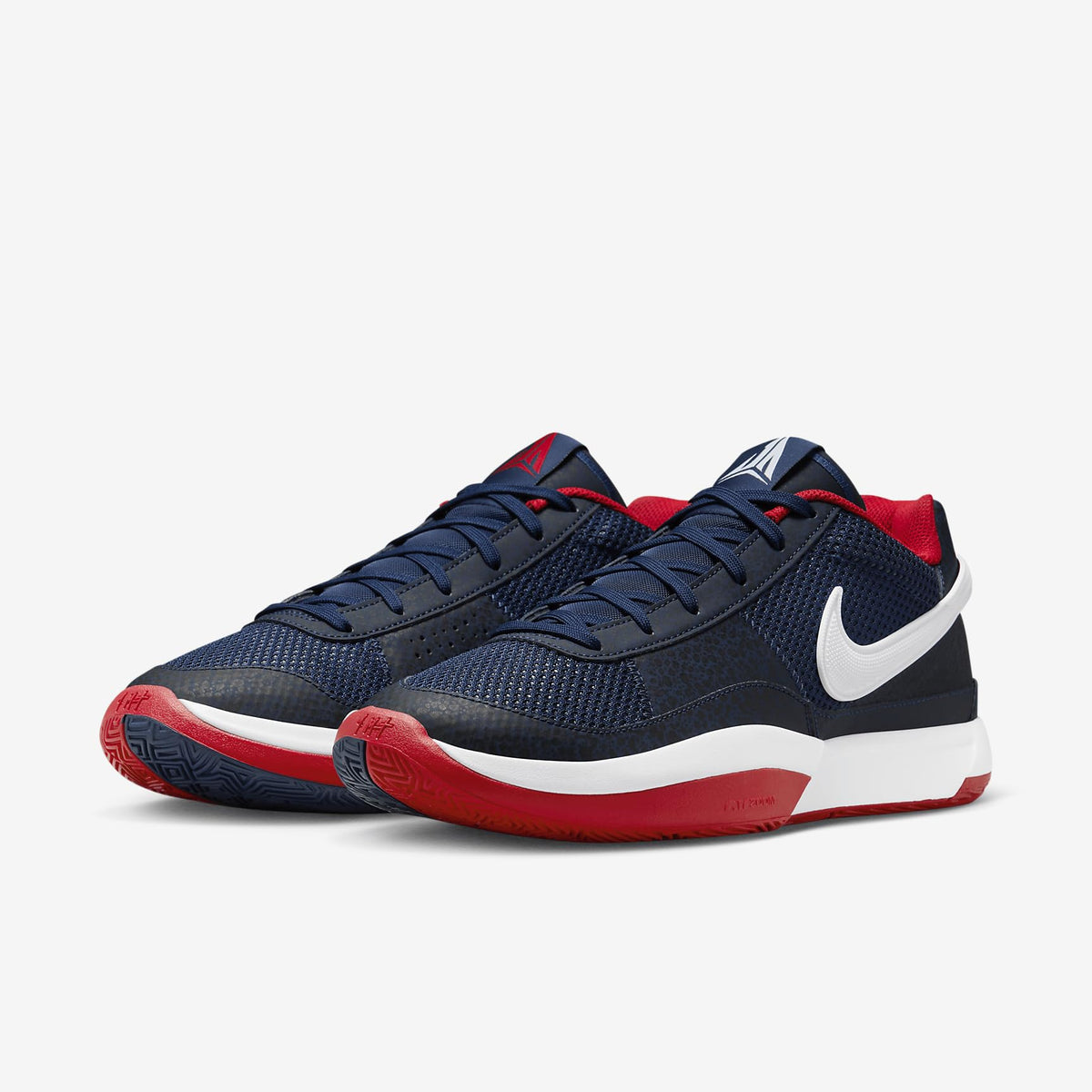 Nike Ja 1 Basketball Shoes (FQ4796-403, Midnight Navy/University Red/White) Size 11