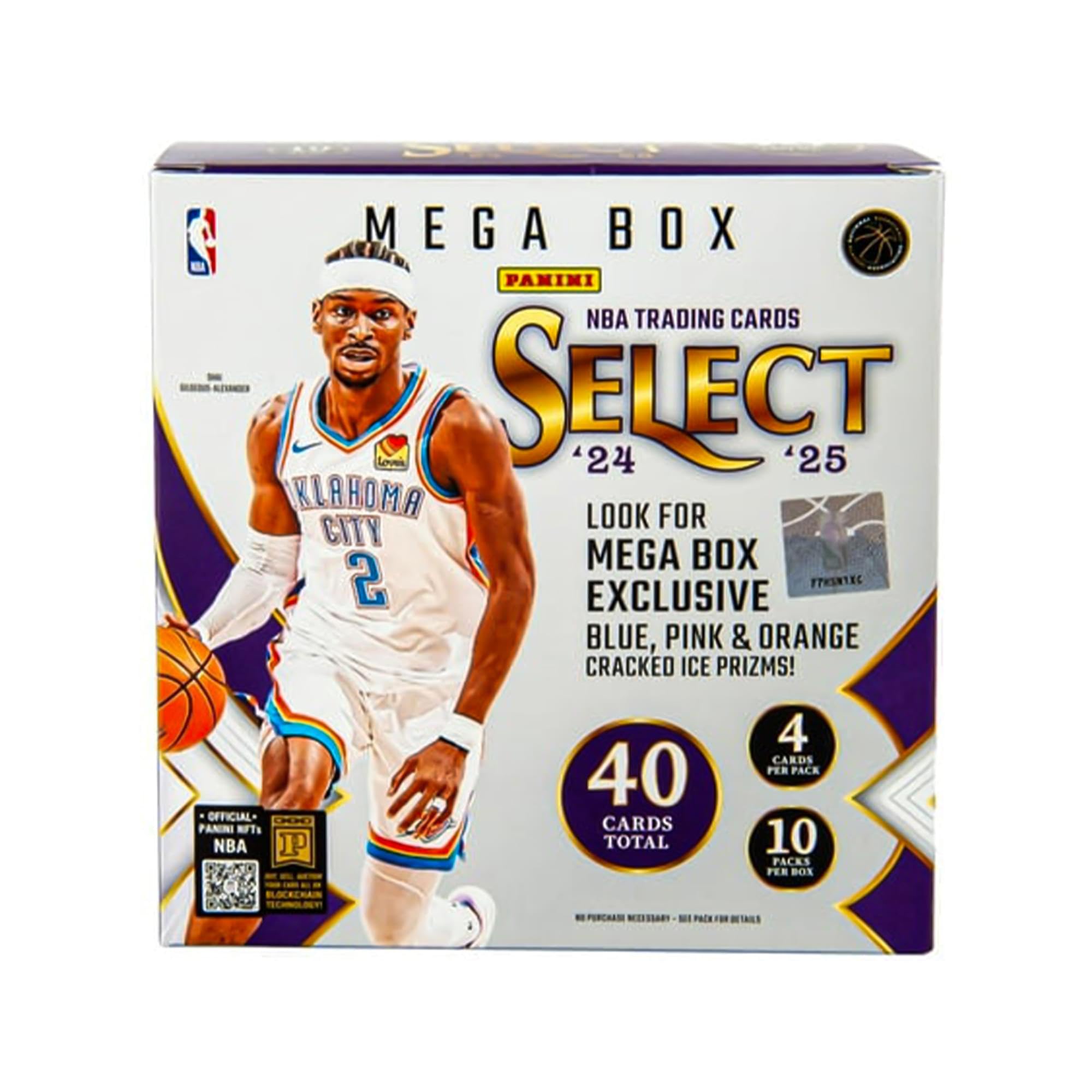 202425 Panini Select NBA Basketball Mega Box  Official Trading Cards  Retail