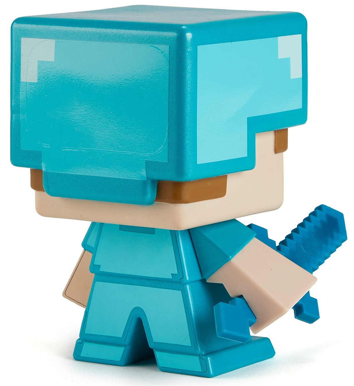 Mattel Minecraft 2021 Special Edition Action Figure, Large-Sized Steve in Diamond Armor for Minecraft Live Festival