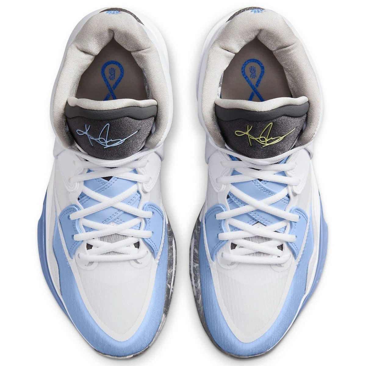 Nike Kyrie Infinity Smoke and Mirrors CZ0204-102 White/Light Marine/Medium Blue/Iron Grey Men's Basketball Shoes (us_Footwear_Size_System, Adult, Men, Numeric, Medium, Numeric_12)