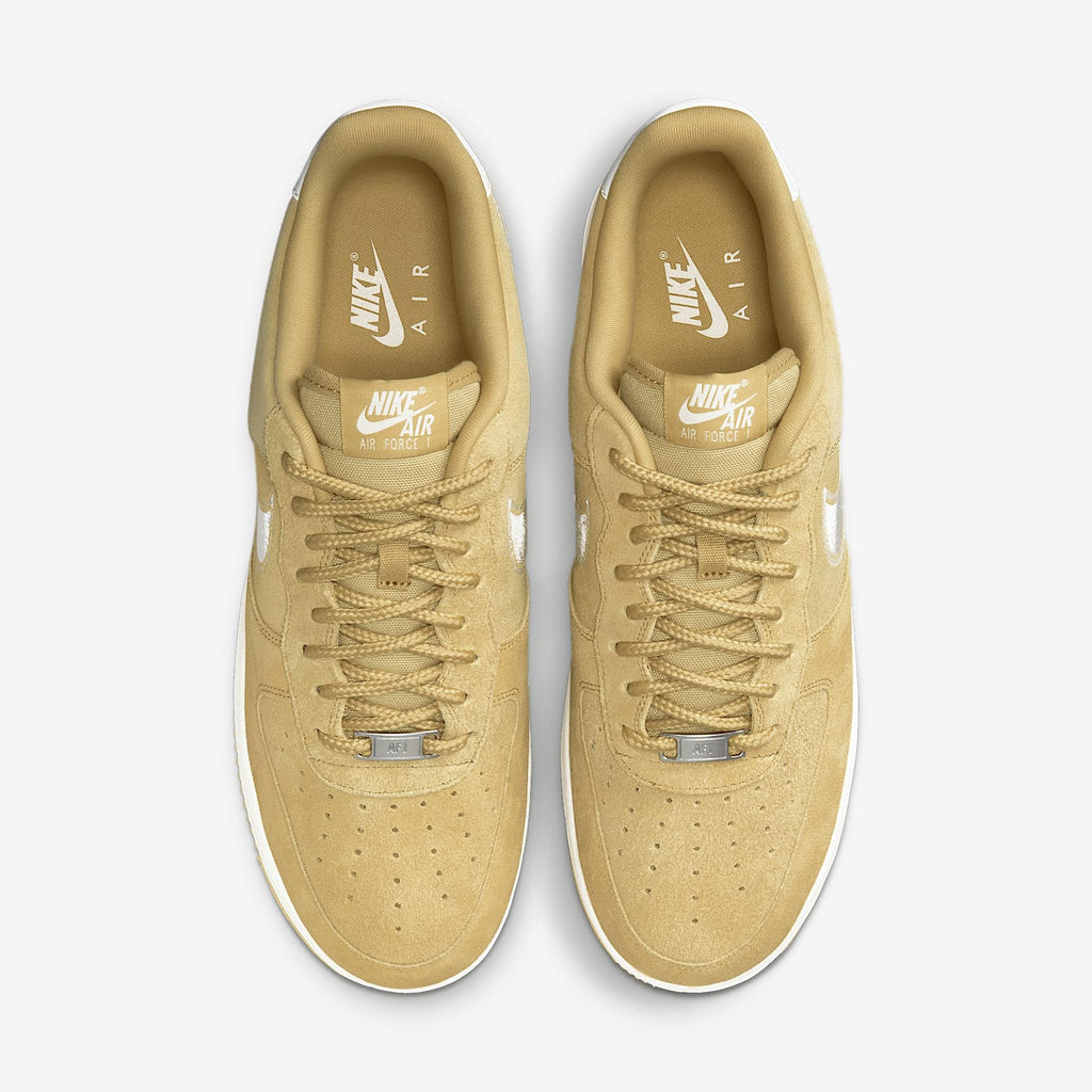 Nike Air Force 1 '07 LV8 Men's Shoes (HJ4465-700, Buff Gold/Sail) Size 13