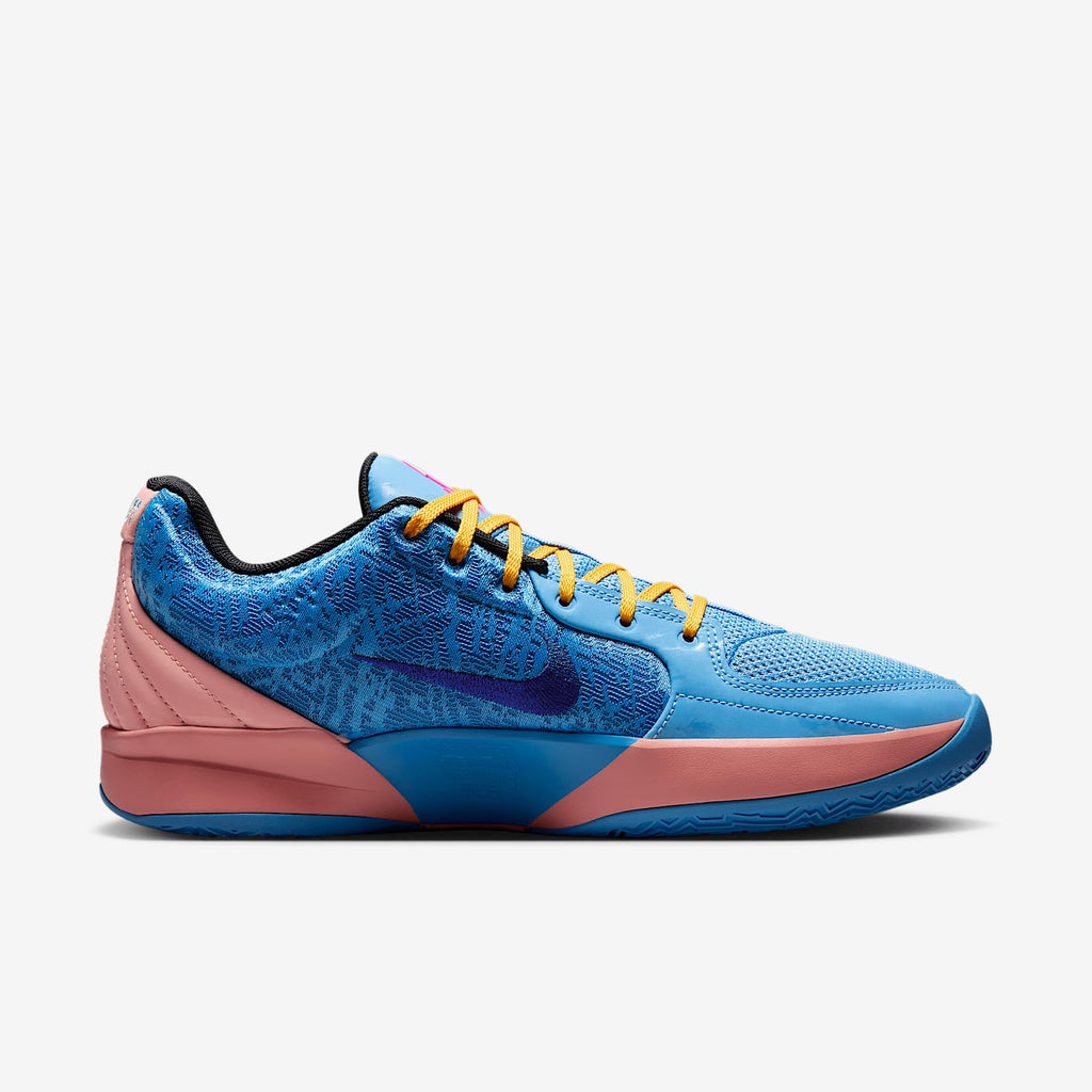 Ja 2 Basketball Shoes (FD7328-403, Blue Beyond/Celestial Gold/Apricot Agate/Hyper Pink) Size 12