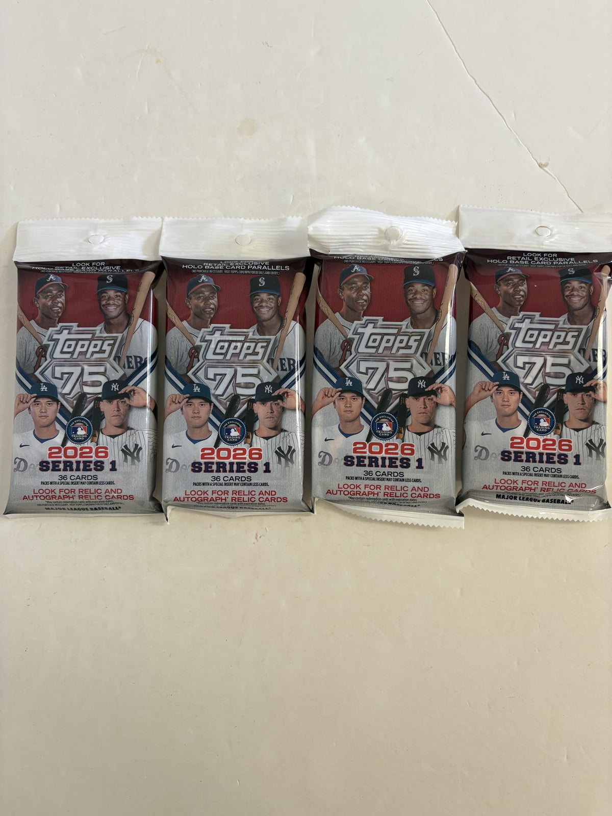 2026 TOPPS Series 1 Baseball Fat Pack