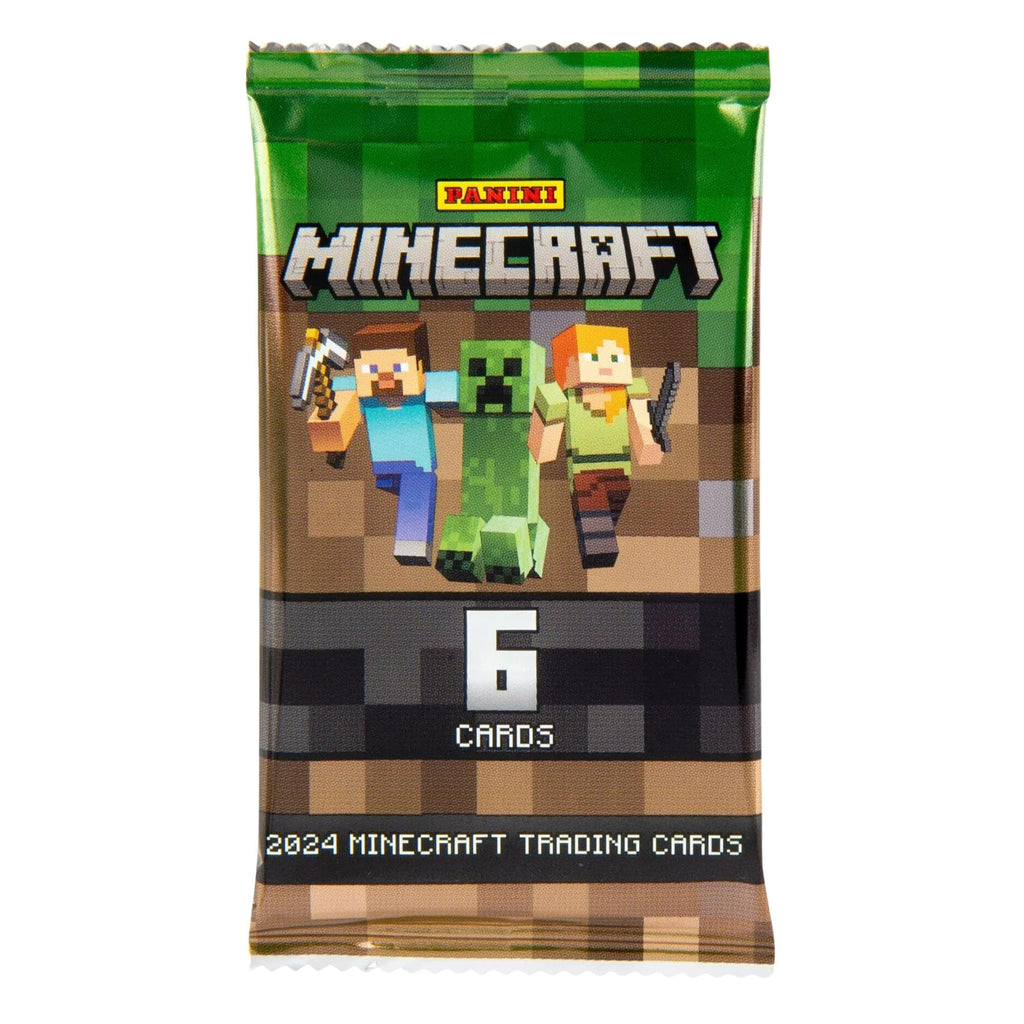 Panini Minecraft Blaster Box – Official Trading Cards, 36 Cards per Box, Foil Parallels, Rare Inserts, Retail Exclusive