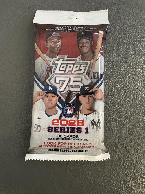2026 TOPPS Series 1 Baseball Fat Pack